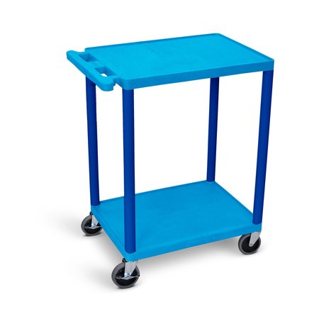 LUXOR 2-SHELF UTILITY CART HE32-BU